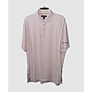 RLX Ralph Lauren Classic Fit Performance Polo Men's Large Palos Verdes GC Pink